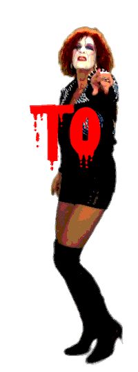 ladypat reaction halloween holiday creepy Sticker