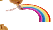 art design rainbow STICKER