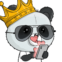 Heart Love Sticker by PandaPals