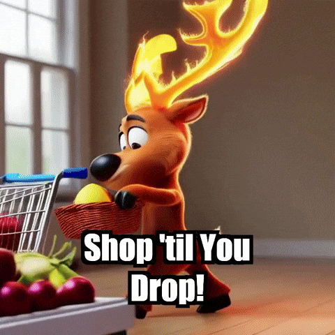Shop Til You Drop Shopping GIF by elkijahspark