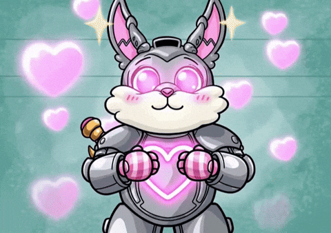 I Love You Heart GIF by Robotic Rabbit Syndicate