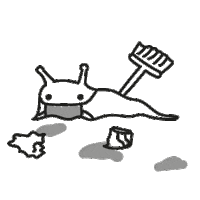 baekheh stupid lazy bug idiot Sticker
