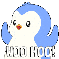 Happy Love It Sticker by Pudgy Penguins