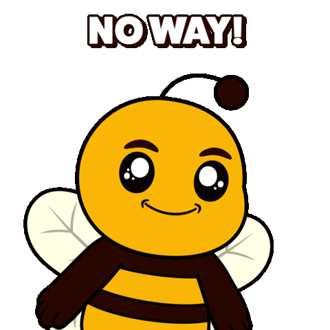 No Way Lol Sticker by Plan Bee Studios