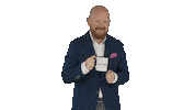 Coffee Cup Sticker by Jens Rabe