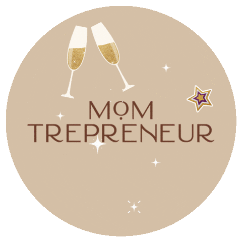 Momtrepreneur community netwerk momtrepreneur ondernemende vrouwen Sticker
