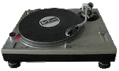 Vinyl Turntable Sticker by Meltdown Deejays