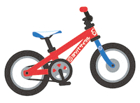 Mtb Cycle Sticker by yotsubacycle