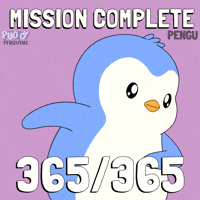 Happy New Year Penguin GIF by Pudgy Penguins