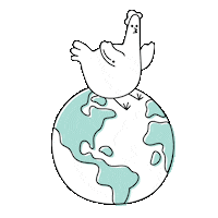 Chicken Birdie Sticker by Design B&B