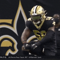 Superdome Saintswin GIF by New Orleans Saints