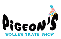 pigeonsrollerskateshopLBC pigeon rollerskate rollerskating roller skate Sticker