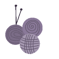 Knit Wool Sticker