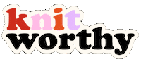 Worth It Knitting Sticker