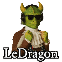 Founding Father Dragon Sticker