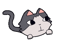 Animal Crossing Cat Sticker by milly cohen