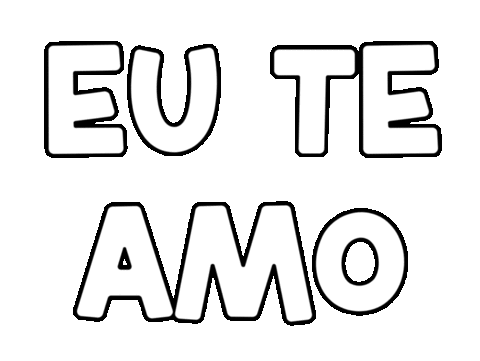 I Love You Frase Sticker