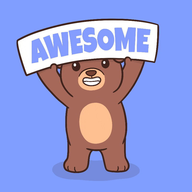 Lets Go Smile GIF by BEARISH