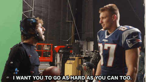 as hard as you can rob gronkowski GIF by Lil Dicky