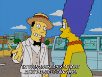 happy marge simpson GIF
