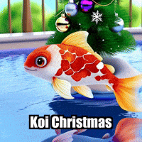Koi Fish Christmas GIF by TheConfishius