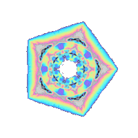 Star Kaleidoscope Sticker