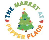 Christmas Tree Sticker by marketatpepperplace