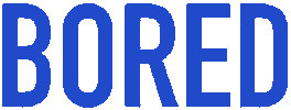 Tired Bored Sticker