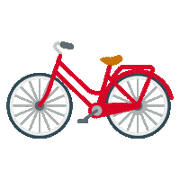 Red Bike Sticker by University of Georgia