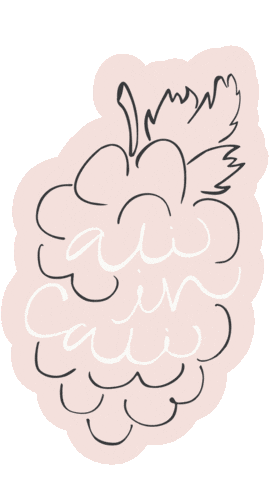 Wine Grapes Sticker by Alexandra Five