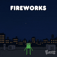Independence Day Celebration GIF by fwogs