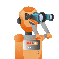 Pixup ai robot artificial intelligence ki Sticker