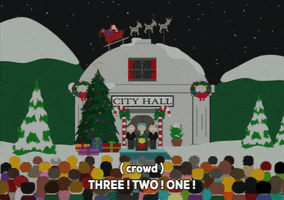 christmas crowd GIF by South Park 