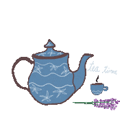 Tea Time Relax Sticker