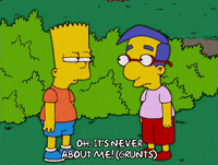 bart simpson hug GIF