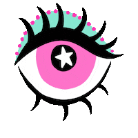 elizabethwhibley cute eyes wink drawing Sticker