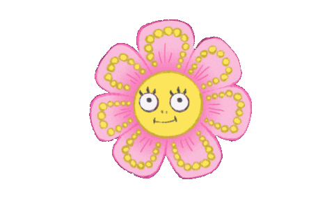 Dinosaur_Fairy giphyupload flower acid winking Sticker