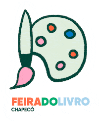 feiradolivrochapeco cultura livro feira leitura Sticker