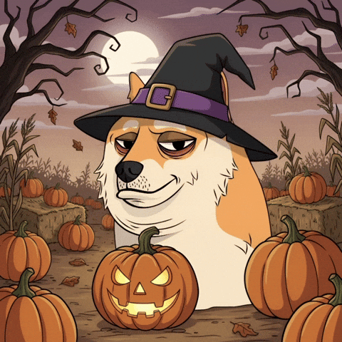 Halloween Kiss GIF by Doge Pound