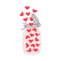 elistorycriativo coracao coração no pote elistorycriativo corações pote Sticker