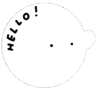 Post Hello Sticker