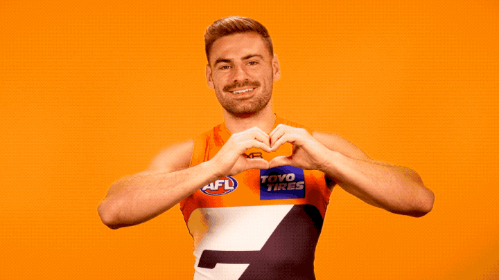 Aussie Rules Love GIF by GIANTS
