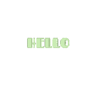 Text Hello Sticker