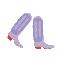 lisasaysgah boots san francisco cowboy boots gah Sticker