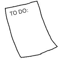 Too Much To Do Art Department Sticker