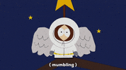 kenny mccormick mumbling GIF by South Park 