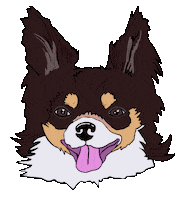 Good Boy Andy Sticker by ffembroidery