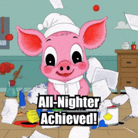 College Deadline GIF by The Pigasso