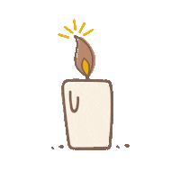 Candle Luce Sticker