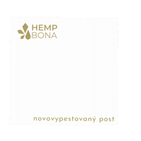 New Post Sticker by HEMPBONA | CBD | slovenská BIO farma